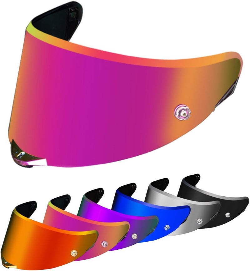 psler درع خوذة بيستا GP RR - درع وجه خوذة بيستا للدراجات النارية بديل لخوذة بيستا GPR CORSA-R بيستا GPRR RACE 3، وردي غامق - Image 1